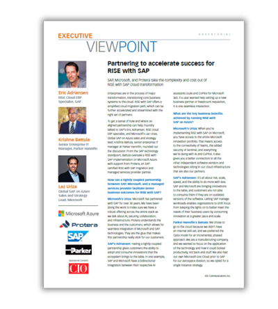 Viewpoint interview